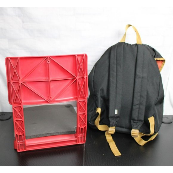 Poler Adventure Backpack Black w/Portable Folding Seat - Picture 2 of 8